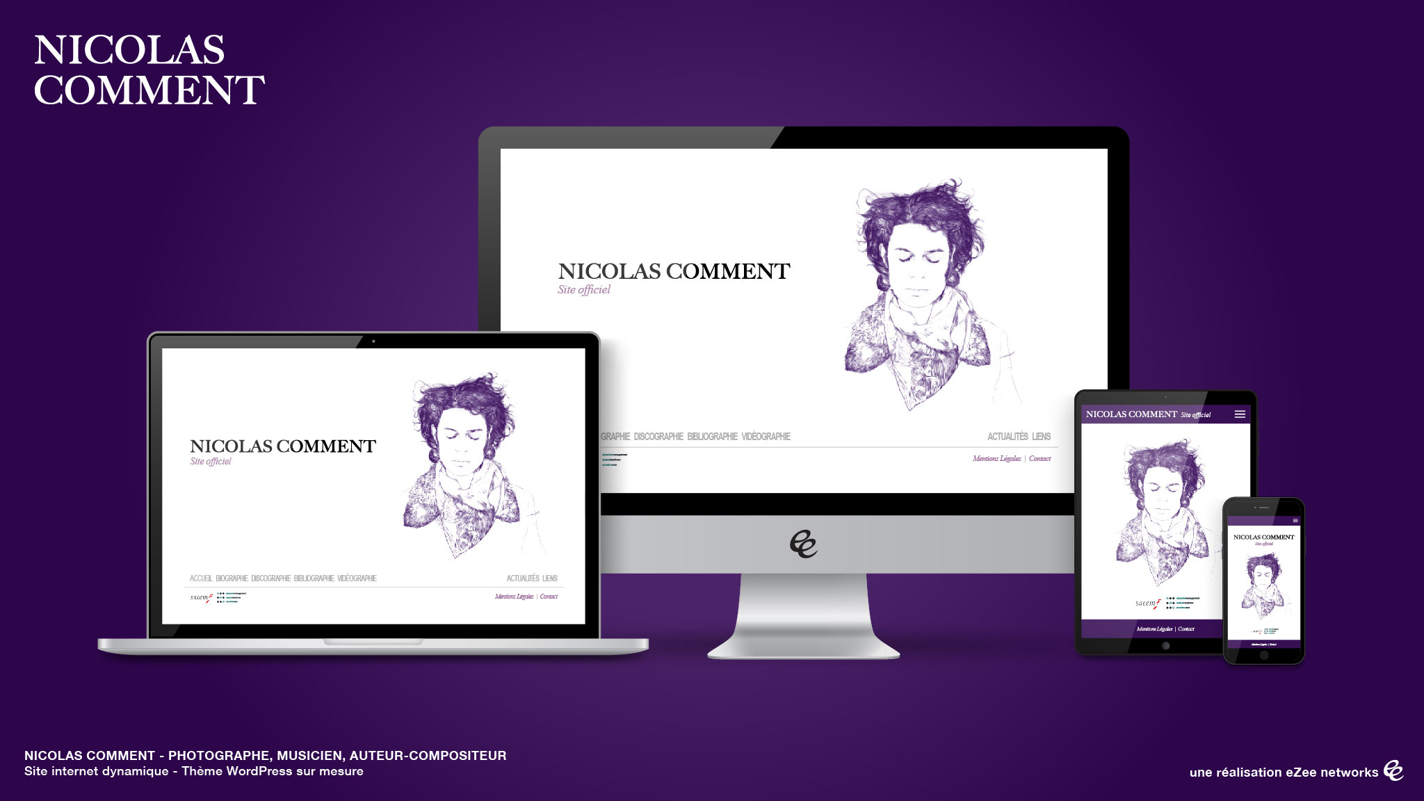 Nicolas Comment - Site internet