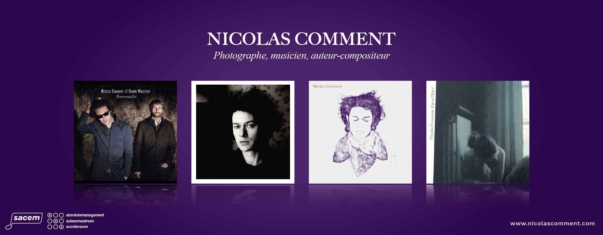 Nicolas Comment - Site internet