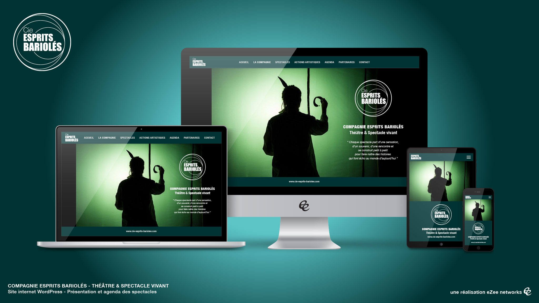 Cie Esprits Bariolés - Théâtre et spectacle vivant - Site internet