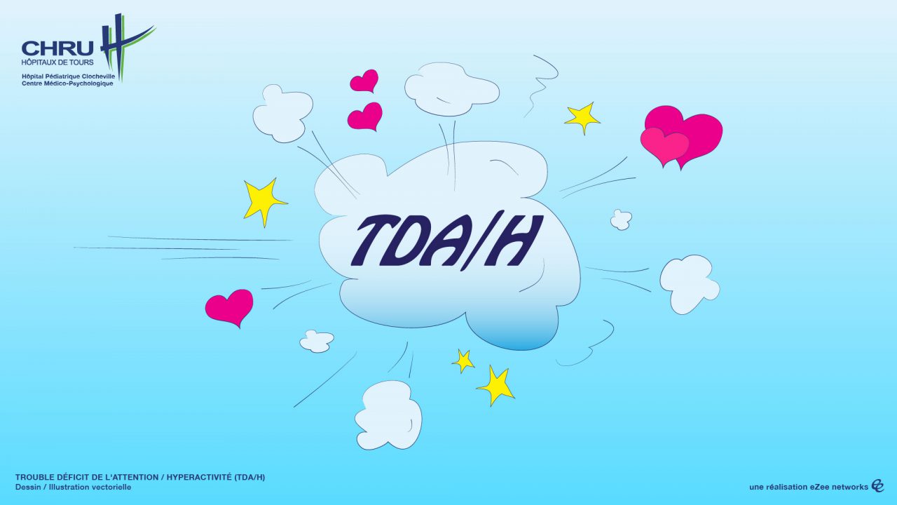CHRU Tours - Illustration TDAH