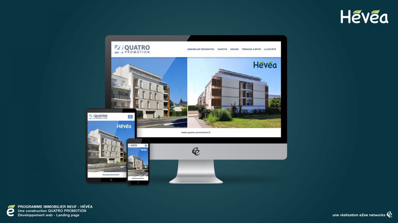 Hévéa - Landing page
