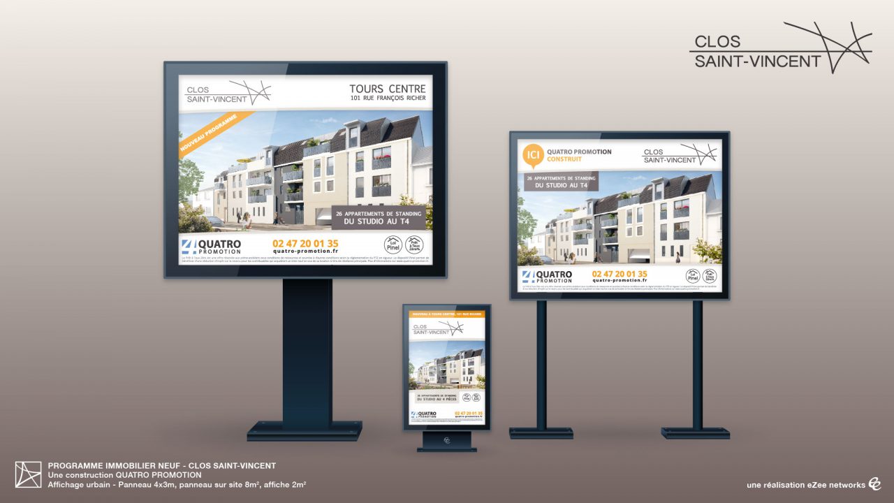 Clos Saint-Vincent - Affichage urbain