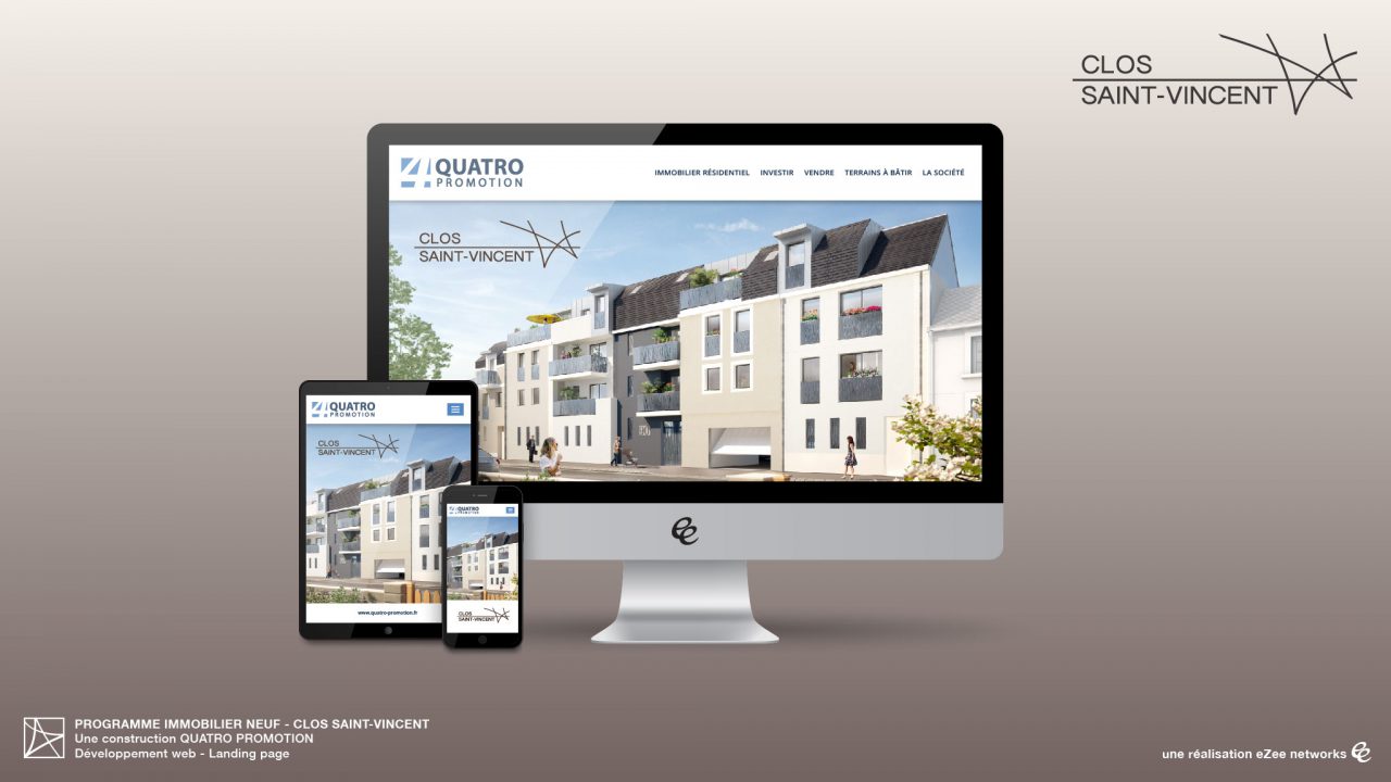 Clos Saint-Vincent - Landing page