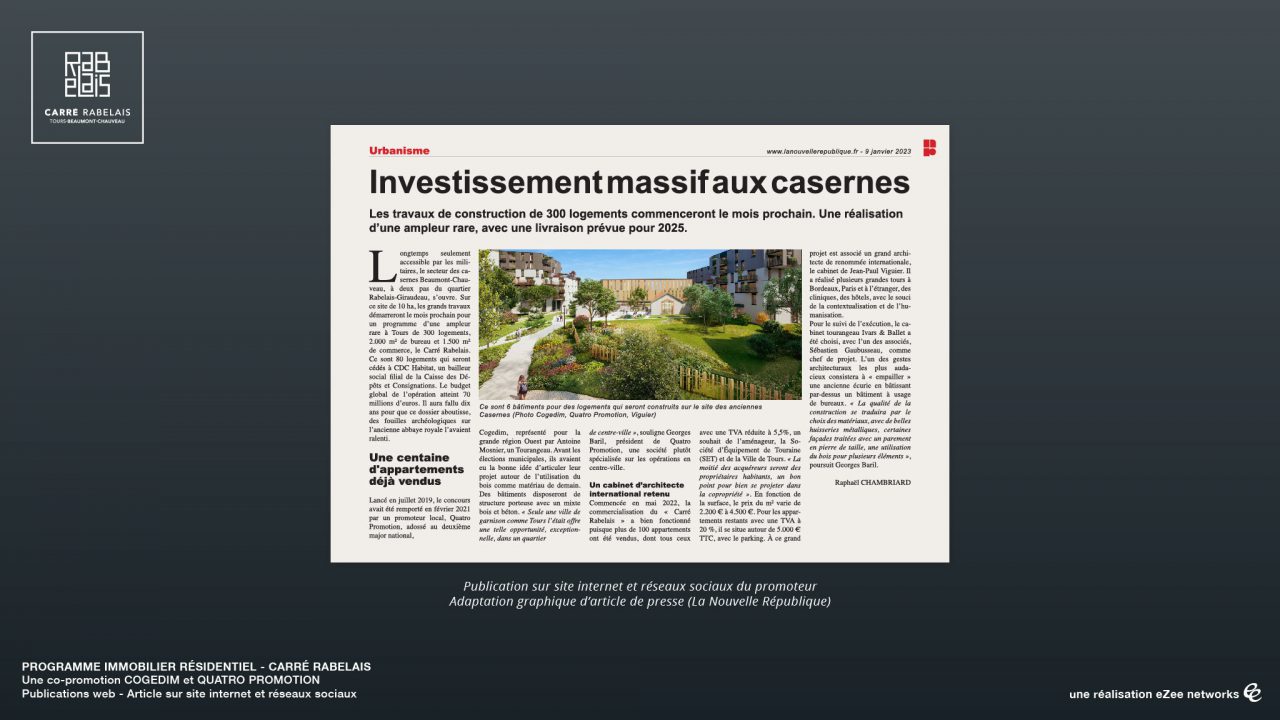Carré Rabelais - Publications web