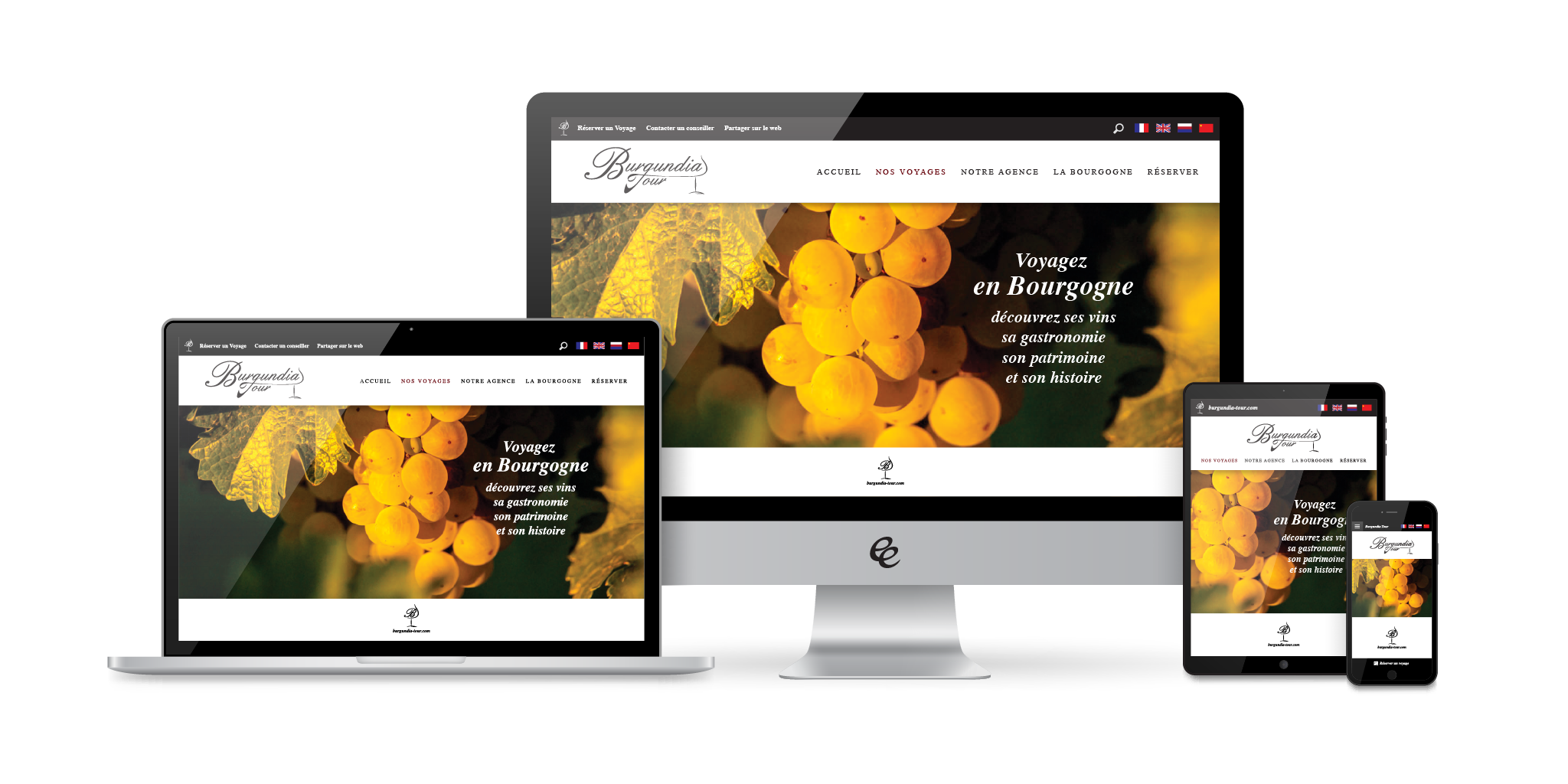 Burgundia Tour - Agence de voyage - Site internet