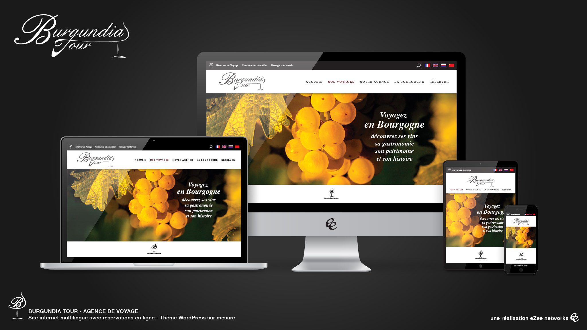 Burgundia Tour - Agence de voyage - Site internet