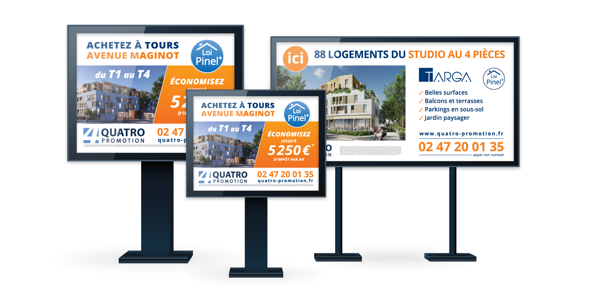 TARGA - Campagne d'affichage urbain - Panneaux