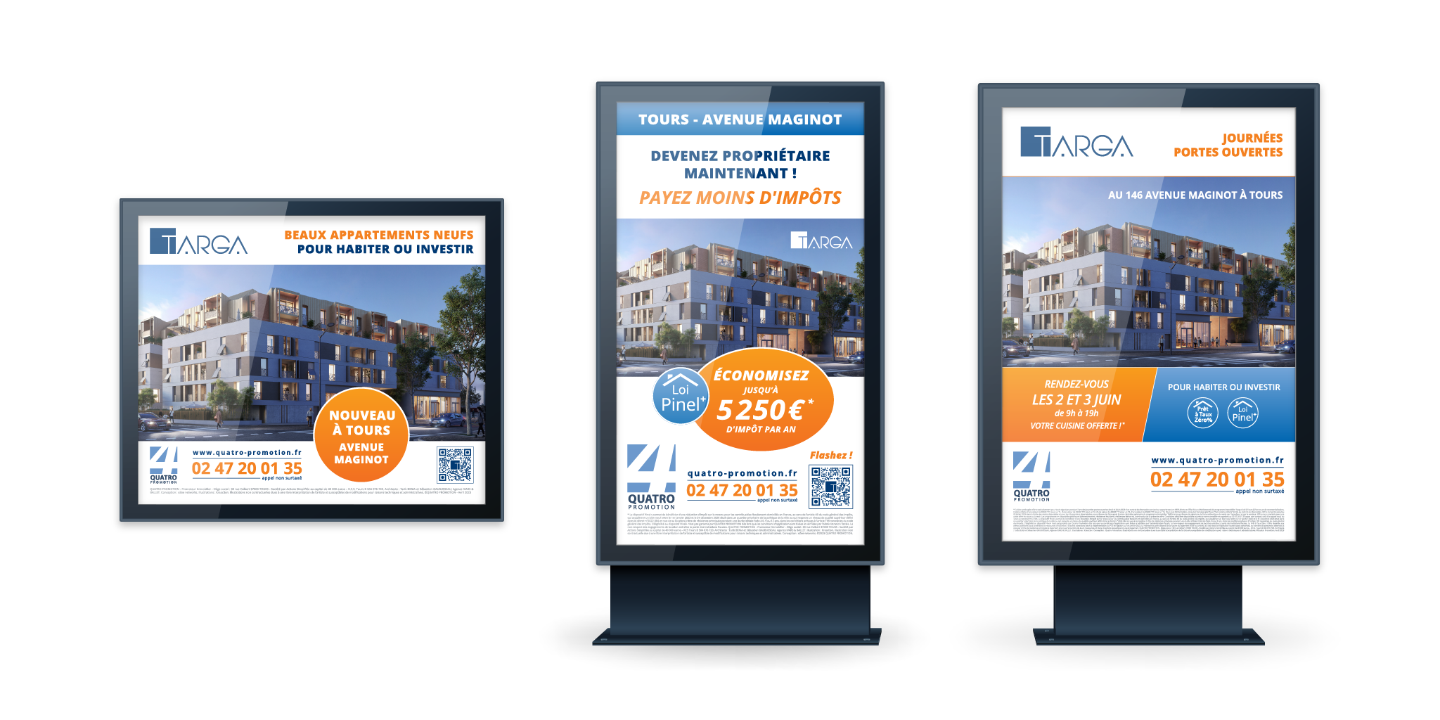 TARGA - Campagne d'affichage urbain - Transports, évènementiel