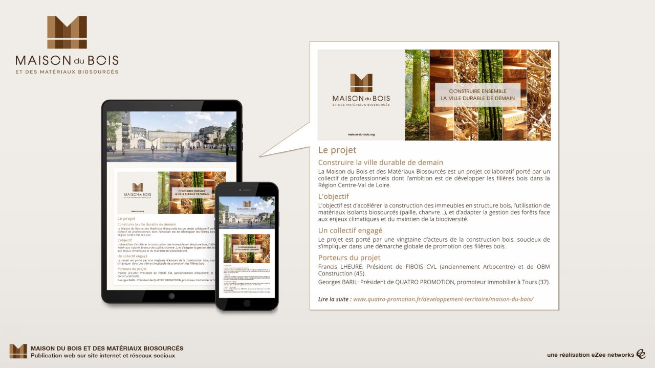Maison du Bois - Publication web