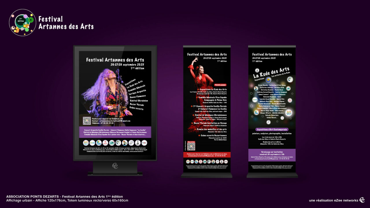 Festival Artannes des Arts - Affichage urbain
