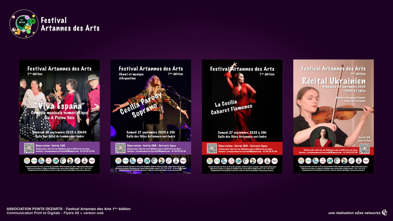Festival Artannes des Arts - Flyers A5